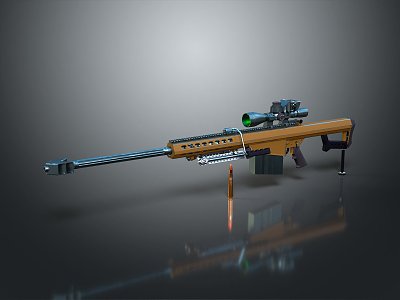 Sniper Rifle Sniper Rifle Sight Modern Weapons Hot Weapons Hot Weapons Firearms 3d model