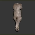 Traditional Horse Sculpture Carving In Standing Pose With Clay Material And Artistic Design