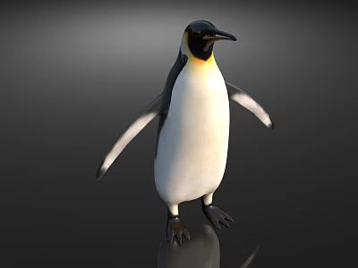 Penguin Animal Emperor Penguin 3d model