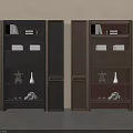 Elegant New Chinese Style Full Wall Bookcase With Built In Storage Drawers Books And Ornaments