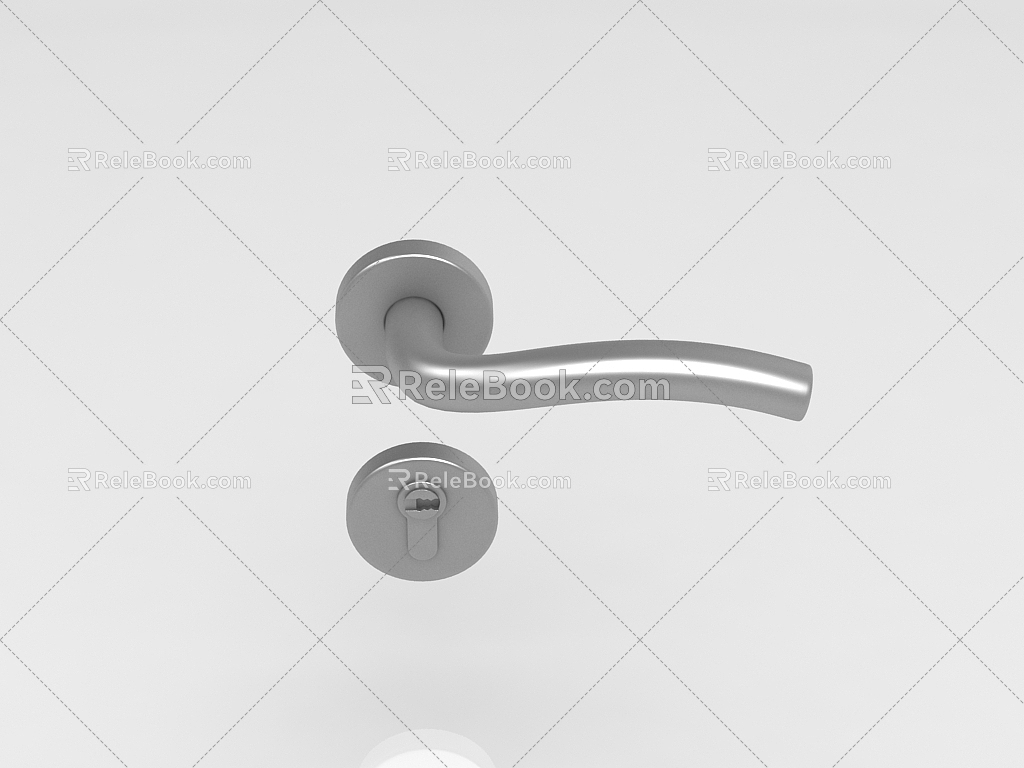 Modern Door Handle 3d model