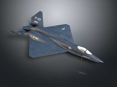 Black Fighter Jet Model With YT-33 701 Tail Number And Sleek Design 3d model