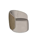Single Sofa Single Sofa FENDI 3d model