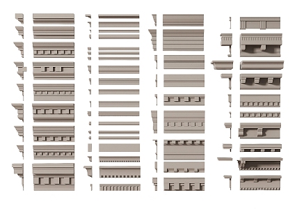 Gypsum line 3d model