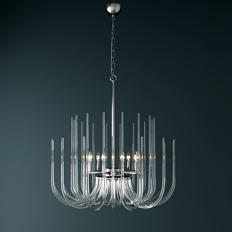 Crystal chandelier 3d model