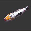 Modern Missile Smart Missile Bomb 3d model