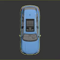 Stylish Blue BMW SUV With Sunroof And Modern Exterior Design