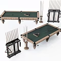 High Quality Billiard Tables And Cue Racks Sports Equipment Set For Game Rooms