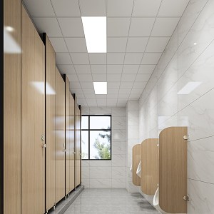 Public toilet Modern toilet 3d model