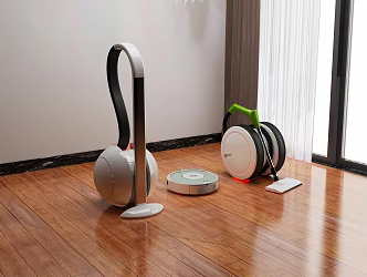Modern sweeping robot intelligent sweeping robot 3d model