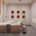 Luxury Modern Beauty Salon Interior With Styling Stations Comfortable Seating And Decorative Elements 3d model