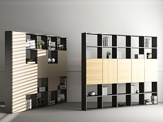 Modern Storage Cabinet Decorative Rack 3d model