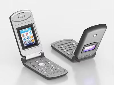 Retro Mobile Phone Old-fashioned Mobile Phone Flip Mobile Phone Slide Mobile Phone Key Mobile Phone 3d model