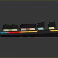 RGB Backlit Electronic Keyboard With Colorful Illuminated Keys And Modern Design