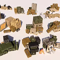 Various Military Weapons And Equipment Including Guns Ammo Boxes And Launchers For