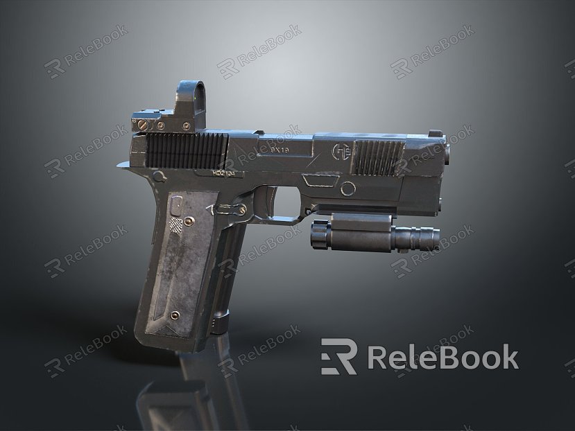 Pistol semi-automatic pistol automatic pistol modern weapon hot weapon hot weapon gun military model