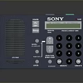 Sony Portable Digital Radio With Preset Direct Keypad And LCD