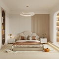 Modern Bedroom Simple Bedroom 3d model