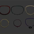 Stylish Fashion Accessories Including Modern Bracelets And Necklaces For Daily Use