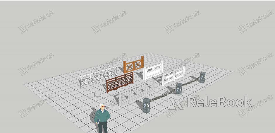 Railing set model