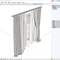 Elegant Light Gray Flowing Curtains For Window With Soft Drapery Design
