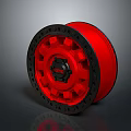 Red Wheel With Black Rim And Hitachi Logo For Daily Household Supplies