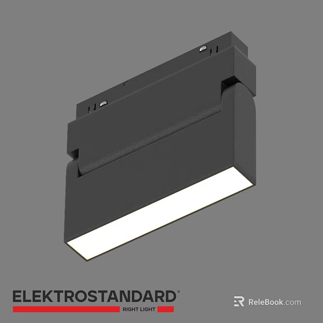 Modern Sleek Black LED Downlight Spotlight For Ceiling Mounted Interior Lighting 3d model 