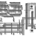 Industrial LOFT pipeline top pipeline fire smoke spray top ceiling pipeline components air conditioning heating pipeline machine pipeline 3d model