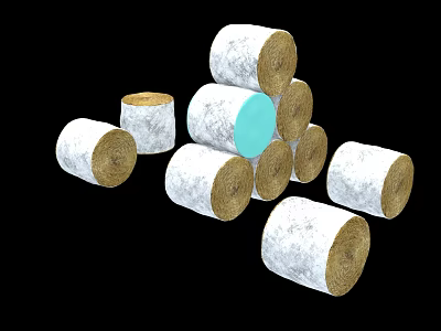 Efficient Agricultural Equipment For Farm Hay Bale Storage And Handling Solutions 3d model