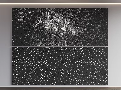 Modern light-transmitting concrete luminous concrete background wall light-transmitting cement wall light-transmitting starry sky background wall starry sky wall luminous wall panel 3d model