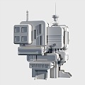 Science Fiction Building Science Fiction Base Future Building 3d model