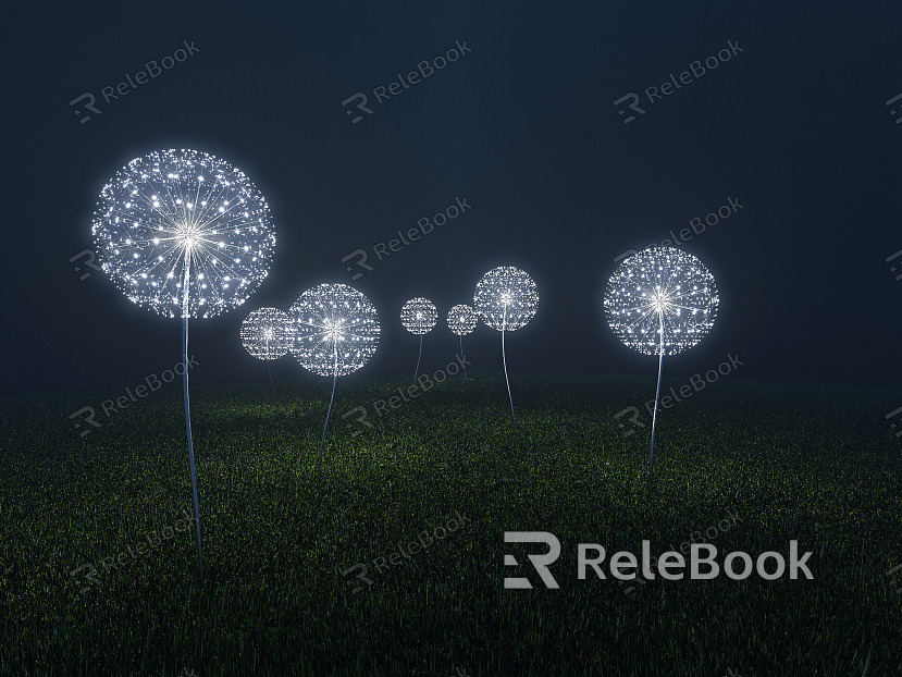 Modern street lamp Dandelion street lamp model