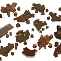 Stylish Wooden Table And Chair Sets With Various Designs For Home Furniture