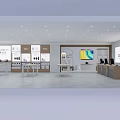 5G Digital Store With Smart Living Devices And Modern Interior 3d model