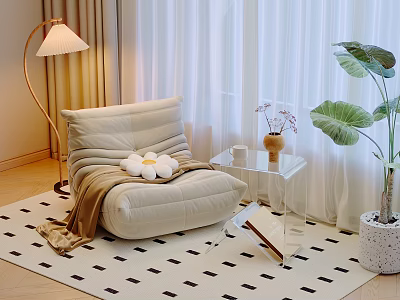 Sofa Lazy Sofa Side Sofa Side Sofa Side Single Person Sofa 3d model