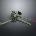 laser tower turret turntable sci-fi tower defense game tower defense sci-fi turret game turret game turret 3d model