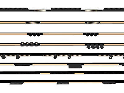 Modern spotlights Magnetic lights Track lights Track lights 3d model