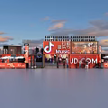 Douyin Music Festival Outdoor Event Setup With JD.COM Stage And Seating Area