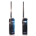 Pair of Black Walkie Talkies With Long Antenna And Digital