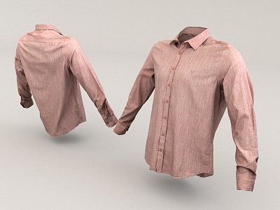 Mens T-Shirt 3d model