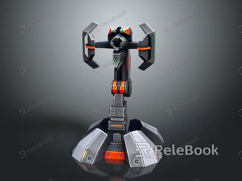 laser tower turret turntable sci-fi tower defense game tower defense sci-fi turret game turret game turret model