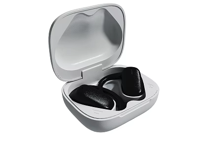 Wireless Earbuds With Portable Charging Case Featuring Compact Design And Comfortable Fit 3d model