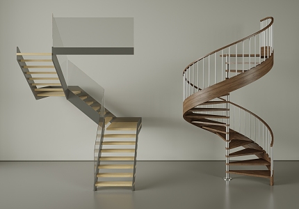 Modern Stairs 3d model