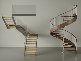 Modern Stairs 3d model