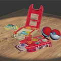 Modern game machine Pikachu game machine 3d model