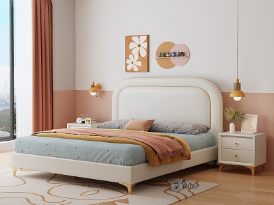 Modern Children's Bed 3d model