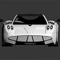Sleek White Sports Car With Black Roof Red Wheels And Unique Design