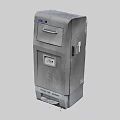 Vintage Metal Mailbox With Mail Slot Lock And US Mail Lettering
