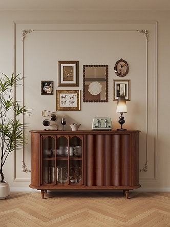 Middle French Sideboard 3d model