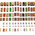Assorted Dried Food Items in Colorful Packaged Containers and Loose Displays